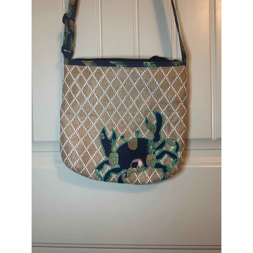 Vera Bradley Beach Style Crossbody Shoulder bag Crab Spring/summer/vacation
